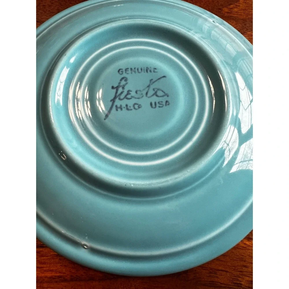Vintage Fiesta Cobalt Blue &‎ Turquoise 6